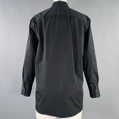UNIQLO x JIL SANDER Size S Black Cotton One Pocket Shirt