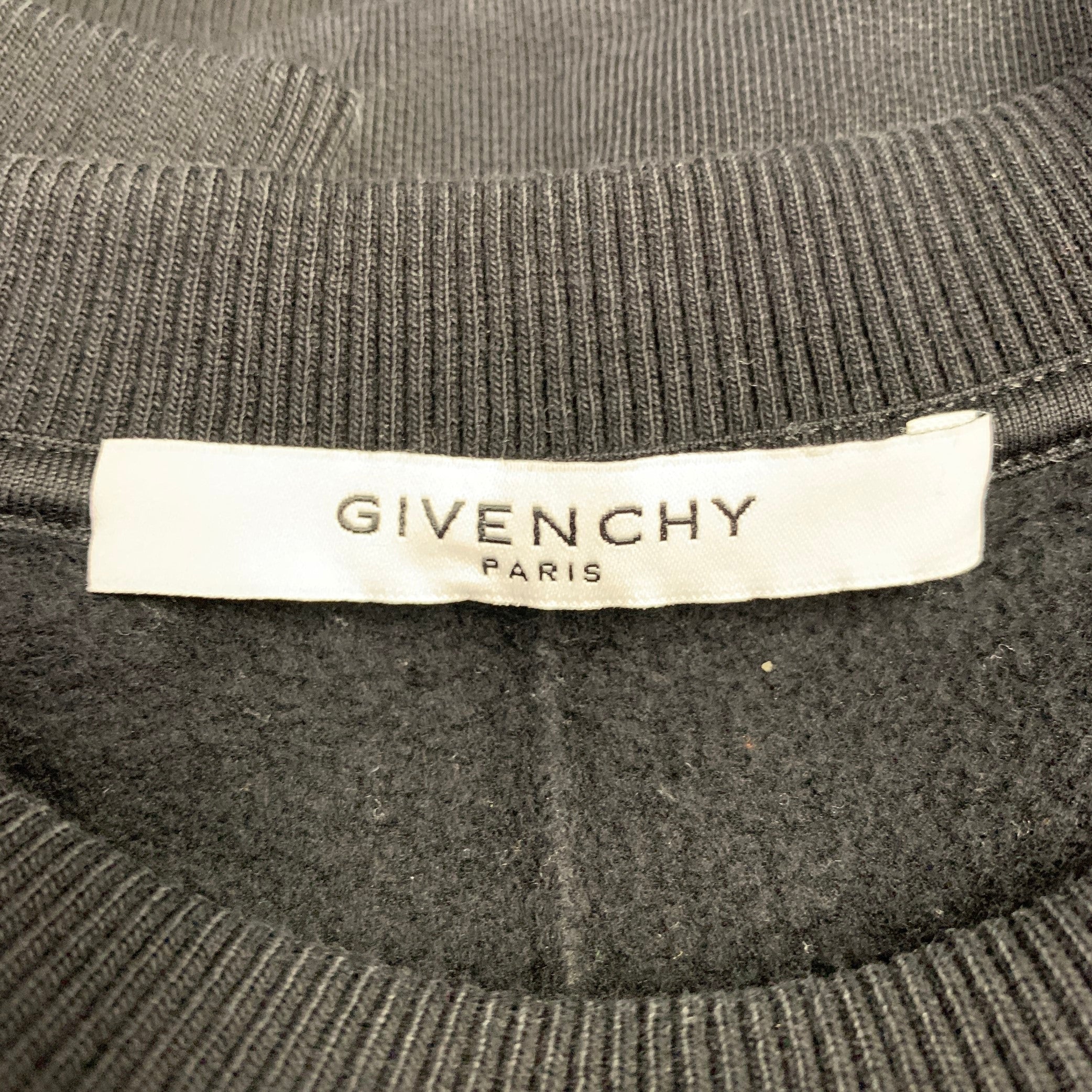 GIVENCHY Size XS Jesus Illusion Black White Graphic Cotton