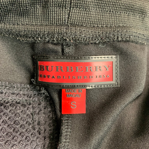 BURBERRY Size S Black Polyester Sweatpants Casual Pants
