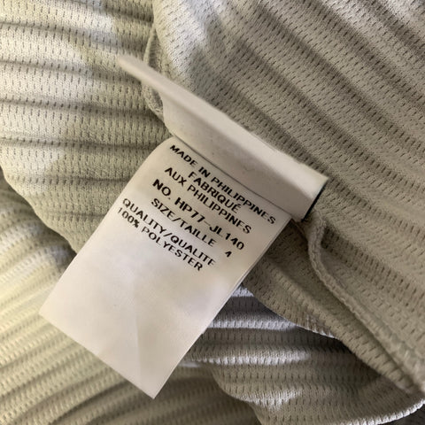 ISSEY MIYAKE Size L Grey Pleated Polyester Pleated Jacket