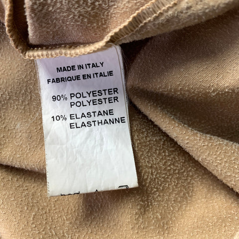 J.LINDEBERG Size L Camel Polyester Blend V Neck Pullover
