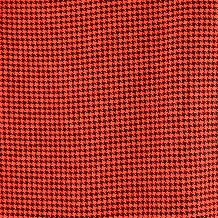 ADAM KIMMEL Size M Red Black Houndstooth Cotton Straight Zip Fly Dress Pants