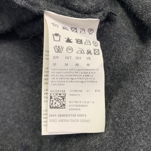 BOSS by HUGO BOSS Size M Grey Charcoal Wool Slim Fit V-Neck Vest