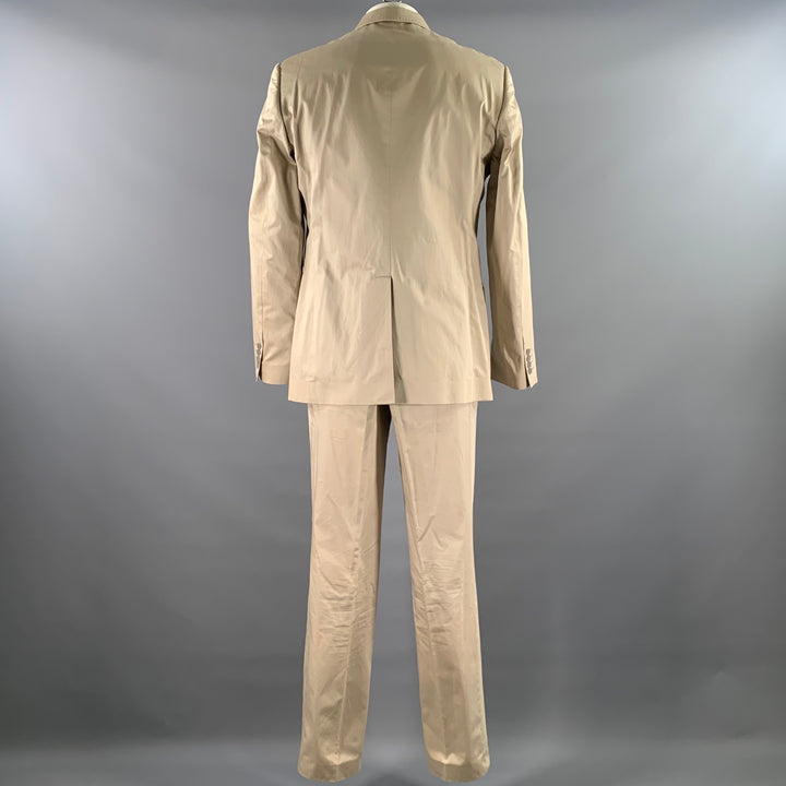 DOLCE & GABBANA Size 46 Khaki Notch Lapel Suit