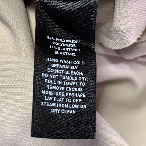 LAFAYETTE 148 Taille 6 Crème Polyamide Mélangé Fermeture Éclair Latérale Pantalon Habillé