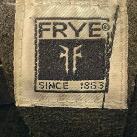 FRYE Size 8.5 Brown Leather Distressed Pull On Engineer Boots