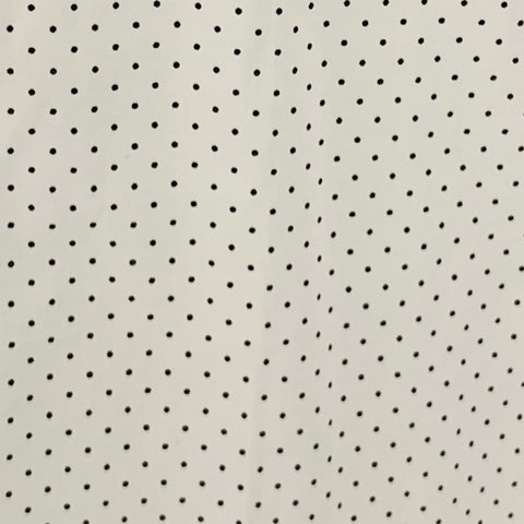 THEORY Size S White Black Dots Cotton Button Up Long Sleeve Shirt