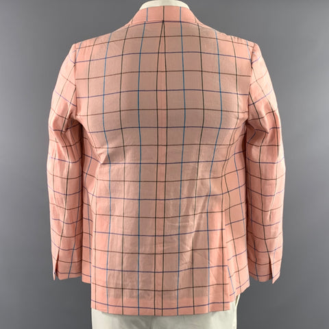 PS by PAUL SMITH Chest Size 34 Pink Blue Green Purple Brown Sport Coat