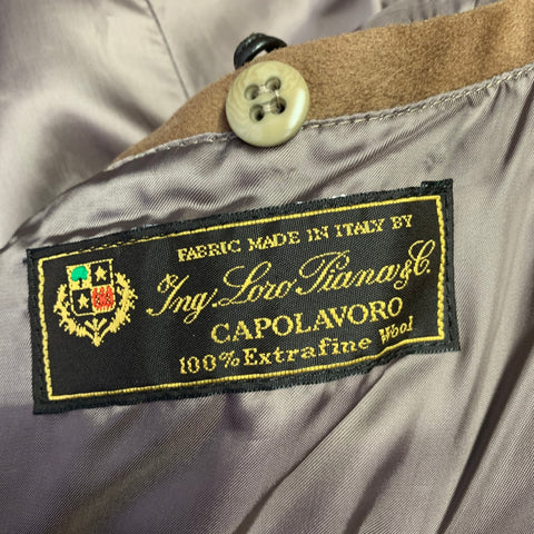 GOLDEN BEAR Size M Tan Wool Zip Up Jacket