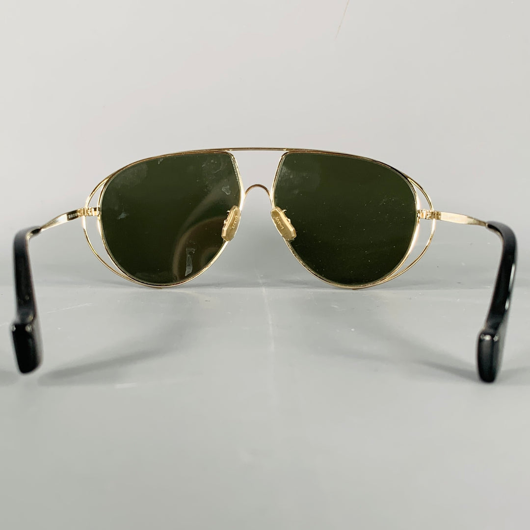 LOEWE Gold Metal Aviator Sunglasses