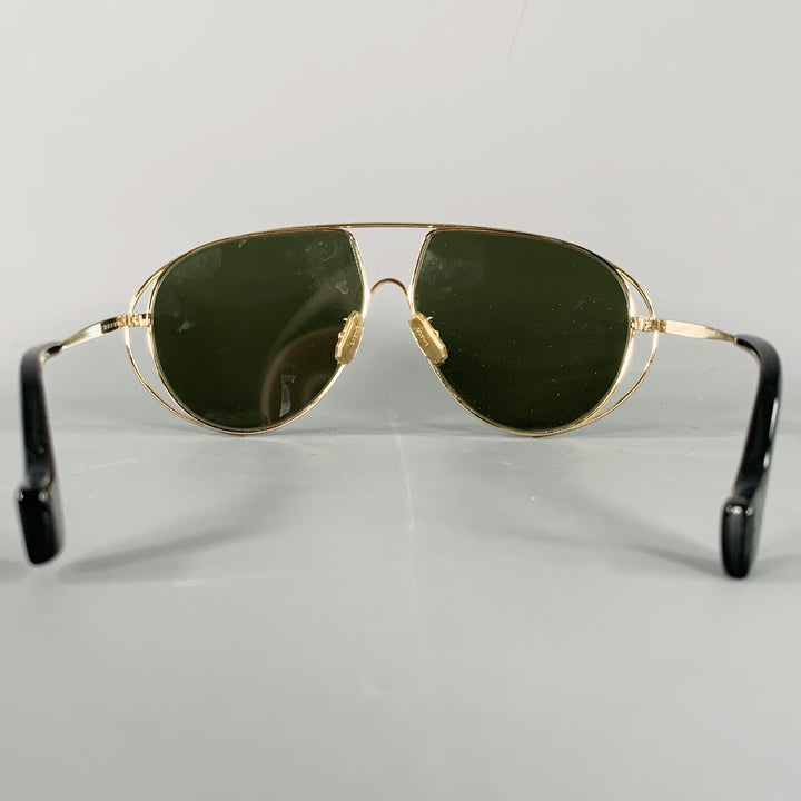 LOEWE Gold Metal Aviator Sunglasses