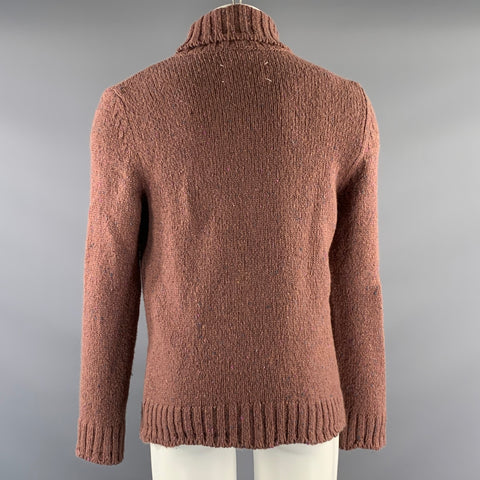 MAISON MARGIELA Size M Pink Mauve Wool Blend Turtleneck Pullover