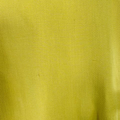 PER SE Size 4 Yellow Beige Cotton Blend Two Tone Reversible Long Vest