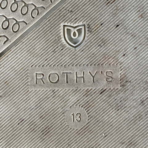 ROTHY'S Size 13 Grey Wool Blend Slip On Sneakers