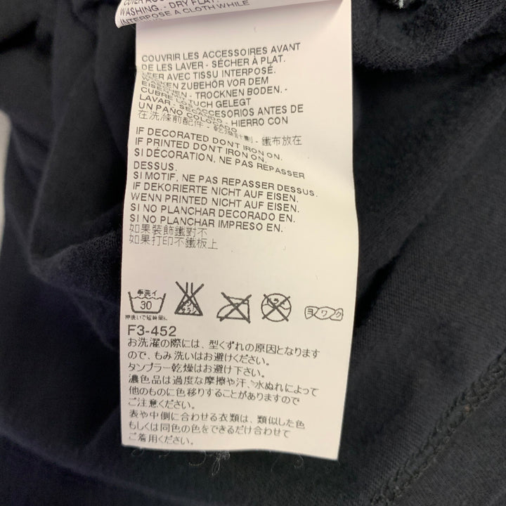 MAISON MARTIN MARGIELA Size 44 Black Cotton Crew Neck T-shirt