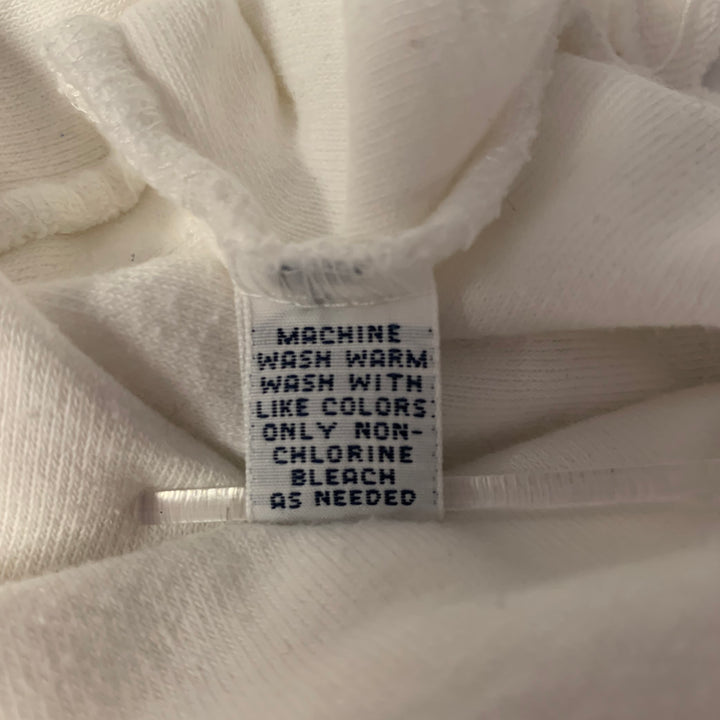 RALPH LAUREN Size M White Terry Cotton Polo