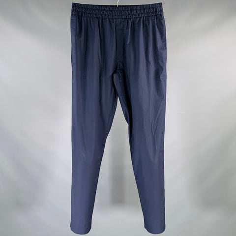 ACNE STUDIOS Size M Navy Solid Cotton Drawstring Casual Pants