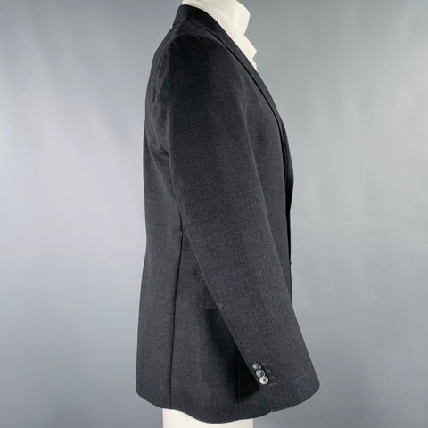 MAGARI Size 40 Grey Charcoal Virgin Wool Sport Coat