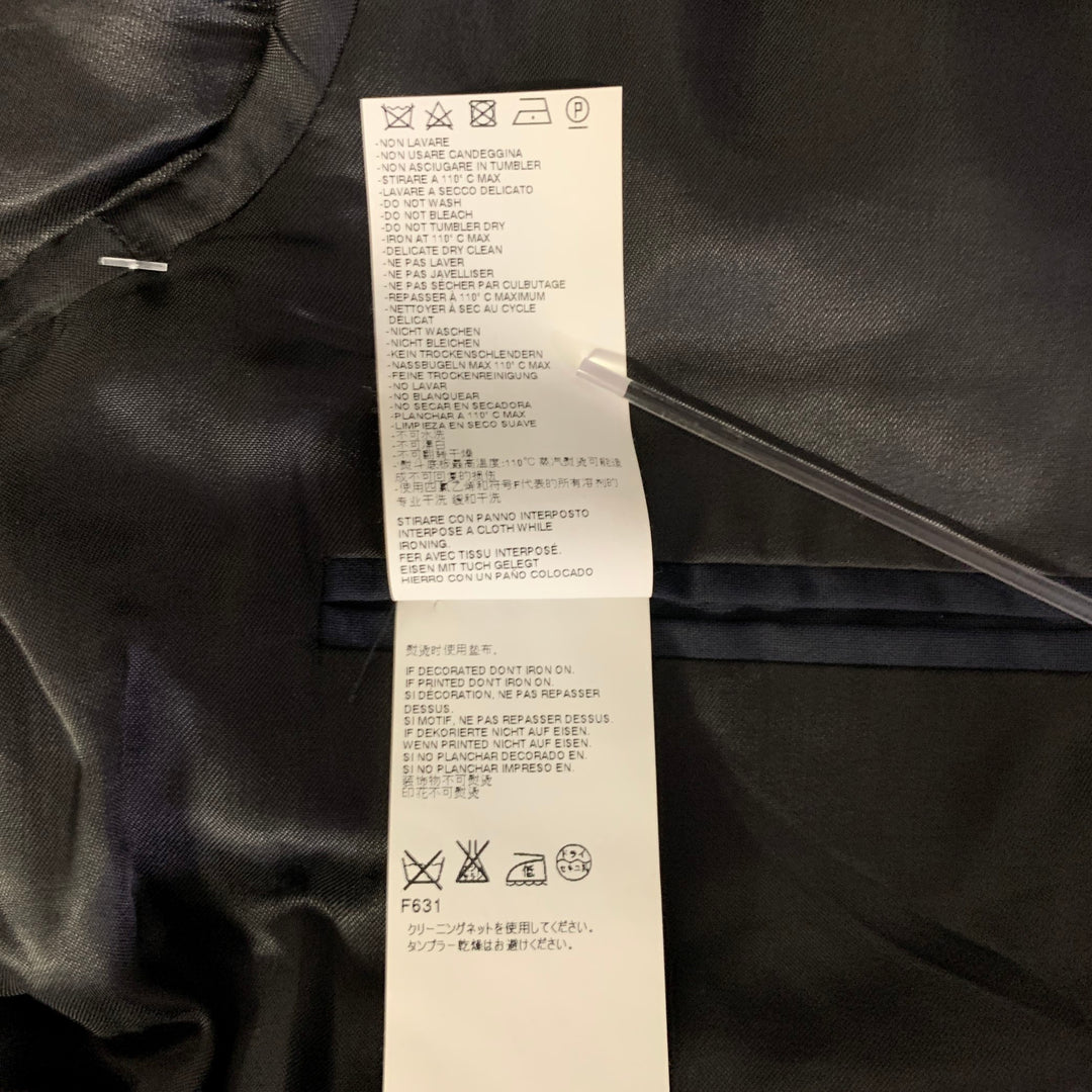 MAISON MARGIELA Size 42 Navy Wool Notch Lapel Sport Coat