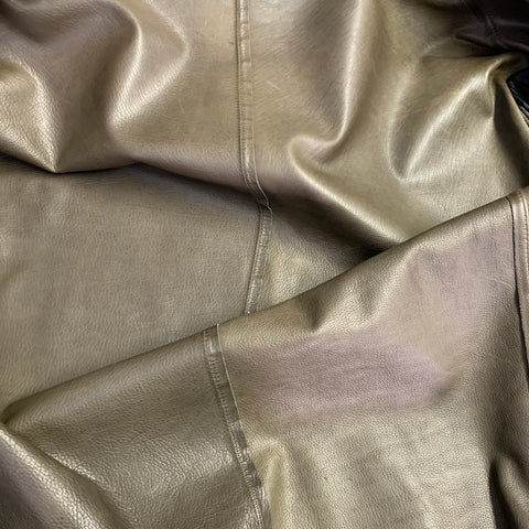 GUCCI Size M Vintage Brown Olive Suede Motorcycle Jacket