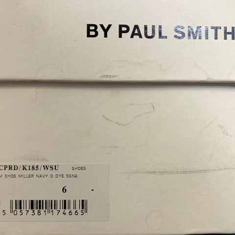 PAUL SMITH Size 6 Blue 568507 Suede Wingtip Lace Up Shoes