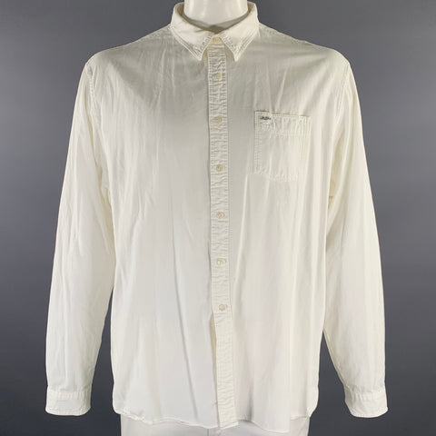 POLO by RALPH LAUREN Size XXL White Cotton Long Sleeve Shirt