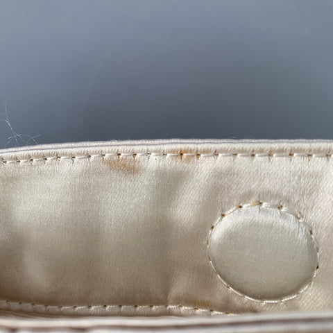 BARNEY'S NEW YORK White Polyester Feathers Handbag