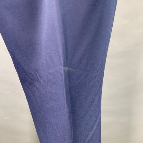 ASTOR & BLACK Size 44 Blue Contrast Stitch Single Breasted Notch Lapel Suit