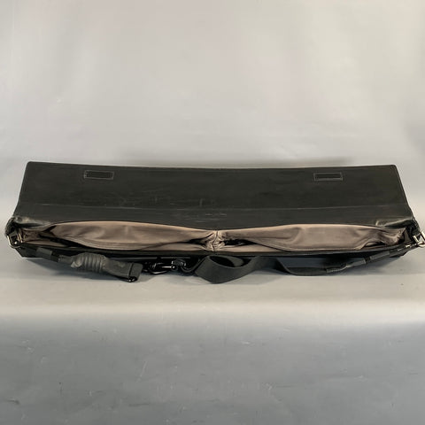 RICK OWENS Black Grey Leather Clutch Bags