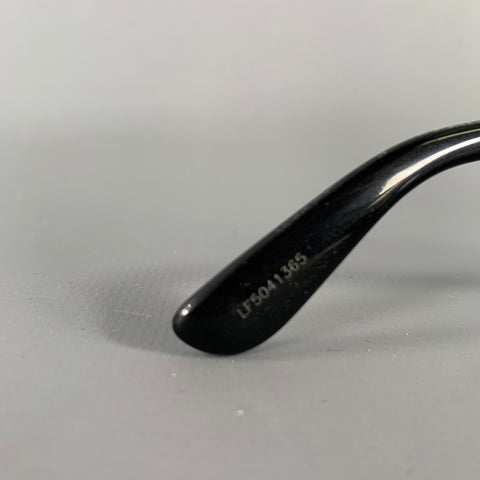 TOM FORD Ivan Black Acetate Teardrop Sunglasses