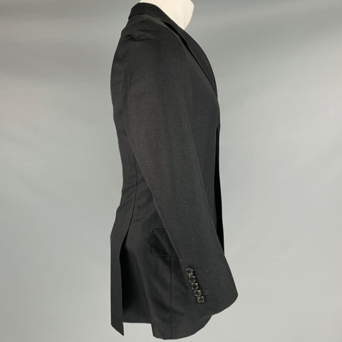 TOM FORD Taille 38 Manteau de sport à revers en laine grise