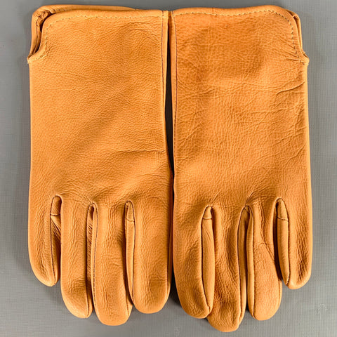 SIR JACK'S Size 9 Tan Deerskin Leather Gloves