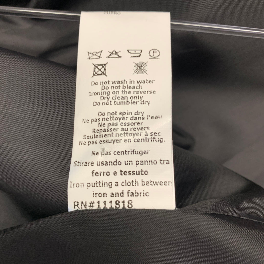 MICHAEL KORS COLLECTION Size 8 Black White Wool Blend Tweed Dress Jacket Set