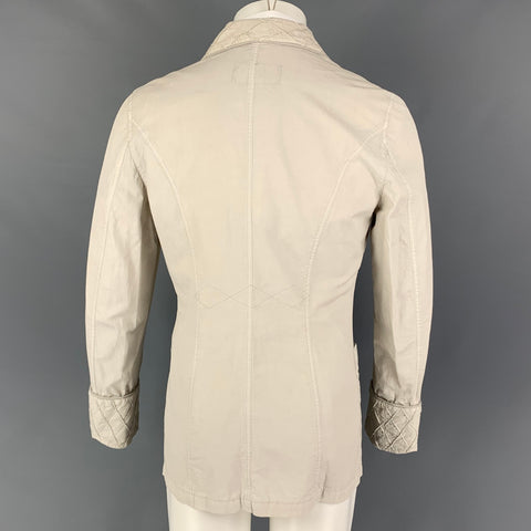 VIKTOR &amp; ROLF Taille 36 Veste à bouton unique en coton blanc cassé