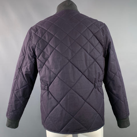 TAYLOR STITCH Size M Navy Quilted Waxed Cotton Jacket