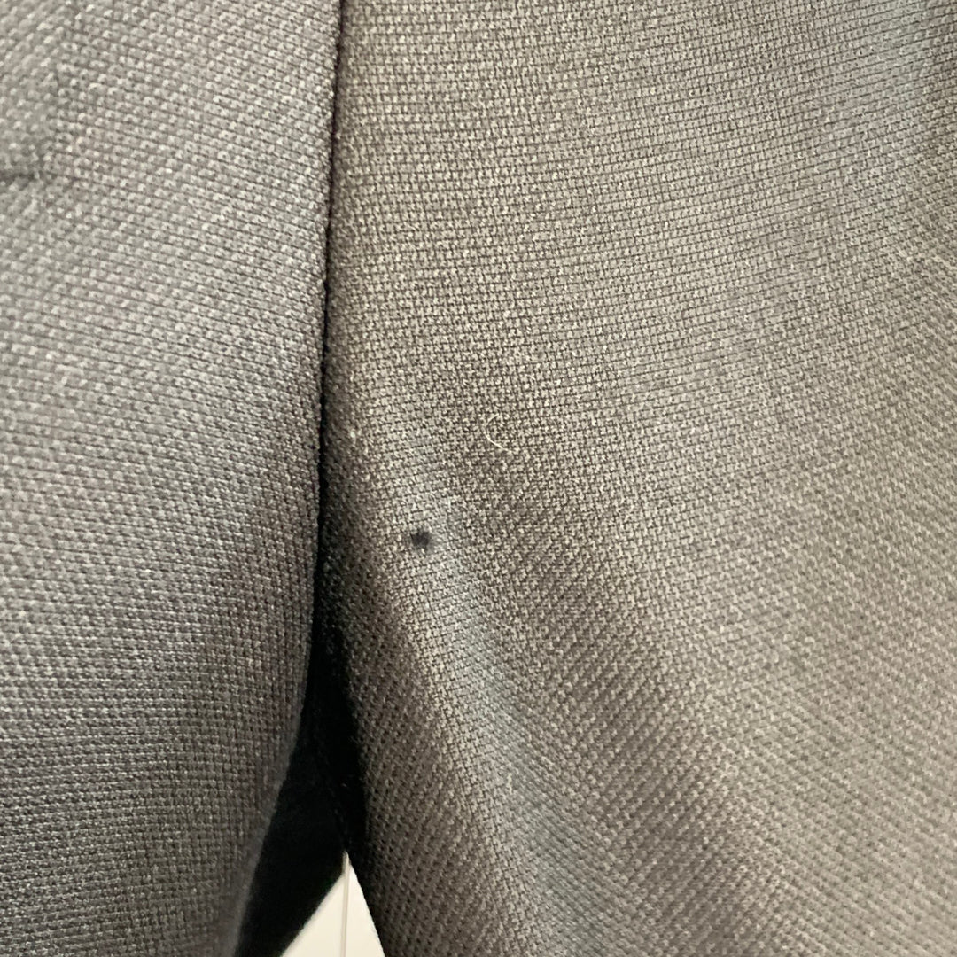 PAUL SMITH Size 36 Regular Black Wool Notch Lapel Sport Coat