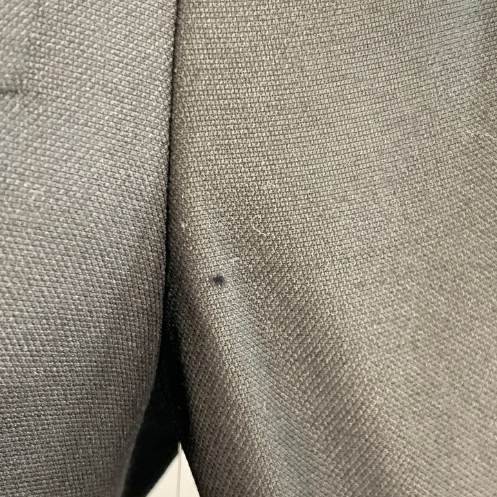 PAUL SMITH Size 36 Regular Black Wool Notch Lapel Sport Coat