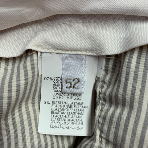 BRUNELLO CUCINELLI Size 36 Beige Stone Cotton Blend Flat Front Casual Pants