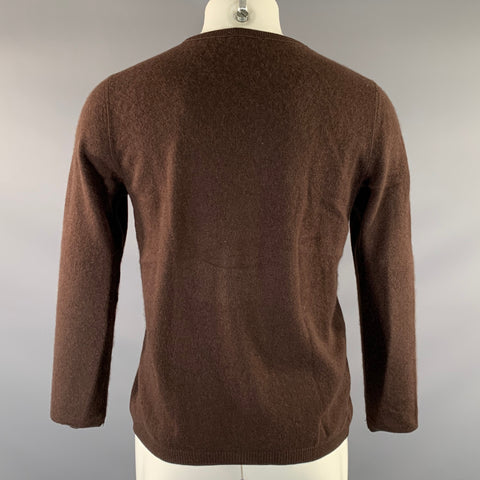 S.C.P. Size S Brown Cashmere Crew Neck Pullover