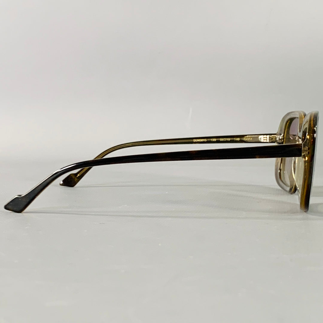 SUNDAY SOMEWHERE Luna Brown Tortoiseshell Acetate Sunglasses