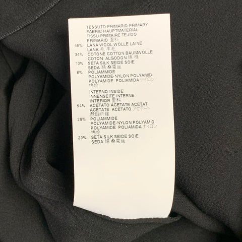 MAISON MARTIN MARGIELA Size XS Black Wool Blend Textured Casual Top