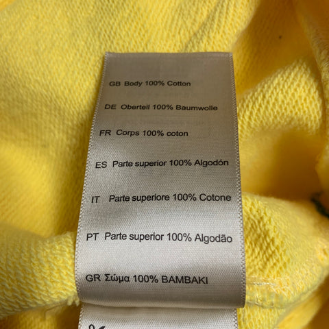 SCOTCH AND SODA Size XL Yellow Multi Color Palms Cotton Hoodie Sweatshirt
