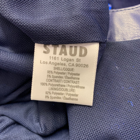 STAUD Size S Blue Polyester Blend Sequined Cutout Long Gown