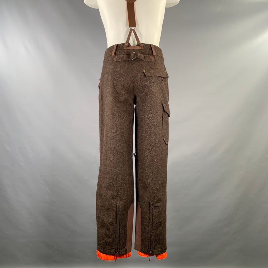 ALPS AND METERS Size S Brown Heather Winter Casual Pants