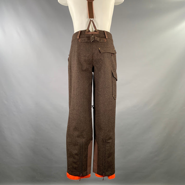 ALPS AND METERS Size S Brown Heather Winter Casual Pants