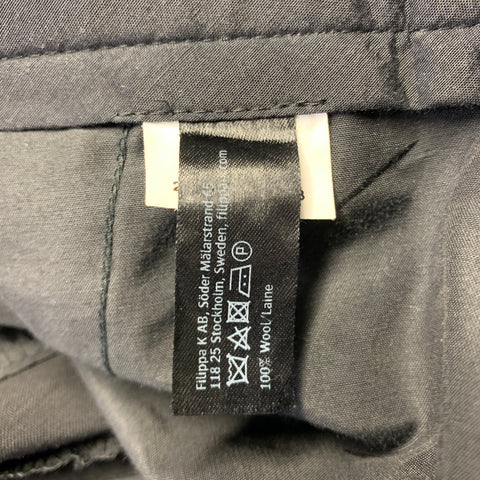 FILIPPA K Tailleur en polyester noir à revers crantés, taille 36