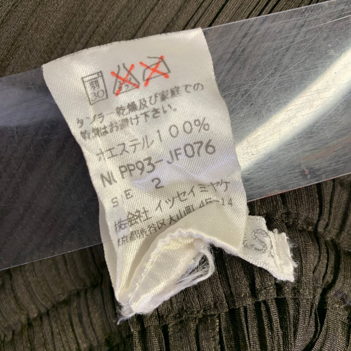 PLEATS PLEASE by ISSEY MIYAKE Size S Brown Pleated Pants