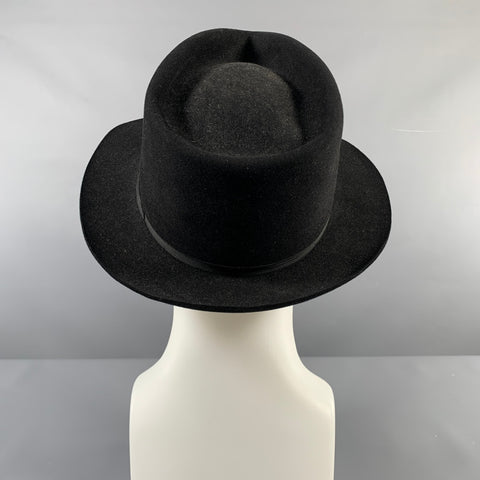 WORTH & WORTH Size 61 Black Hats