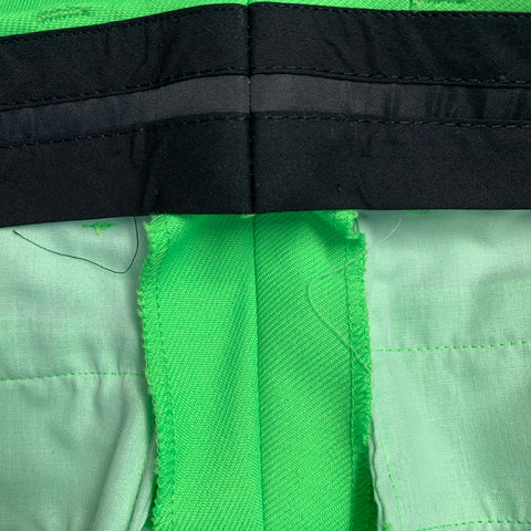 AMI by ALEXANDRE MATTIUSSI Size 34 Green Lime Twill Tapered Dress Pants