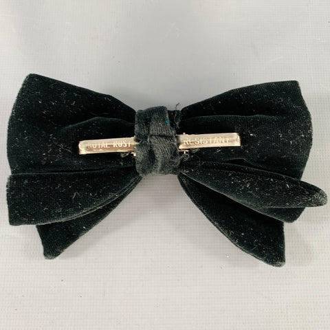 Nœud papillon en velours noir VINTAGE